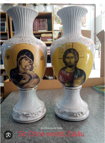 Vaza Ani cu decor religios