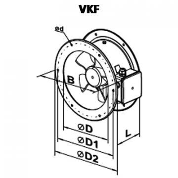 Ventilator axial VKF 4E 250