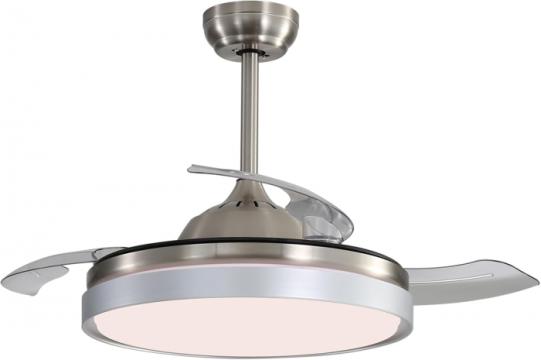 Ventilator de tavan cu lumina LED reglabila in 3 culori
