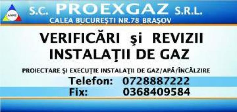 Verificare / revizie instalatie de gaz