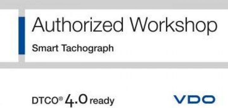 Verificare tehnica tahograf digital inteligent DTCO 4.0