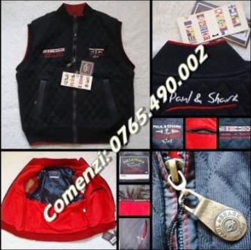 Vesta barbati neagra lana polar Paul & Shark