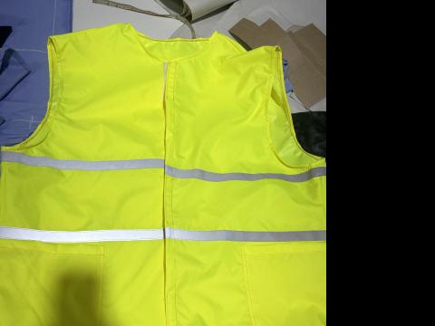 Veste de lucru din fas reflectorizant cu benzi