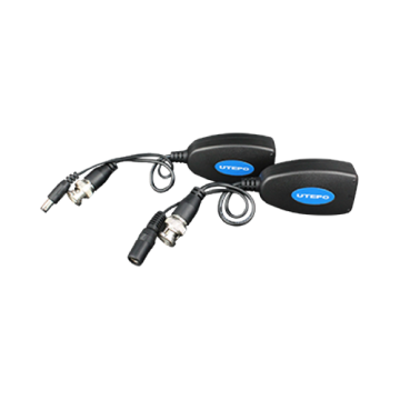 Video balun Full HD pasiv, BNC - RJ45, alimentare, HDCVI AHD