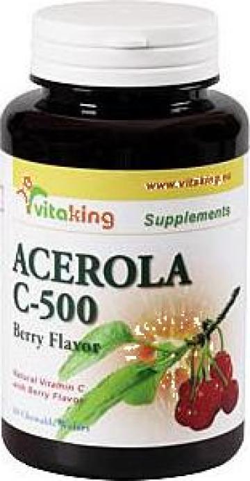 Vitamina C500 mastcabil cu Acerola