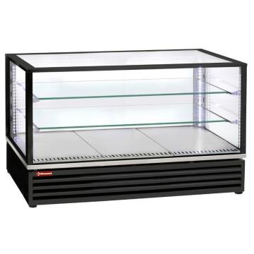 Vitrina frigorifica, EN sau GN, ventilata, 3 niveluri, negru