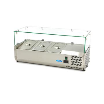 Vitrina ingrediente 3 cuve GN 1/3 - 95 cm