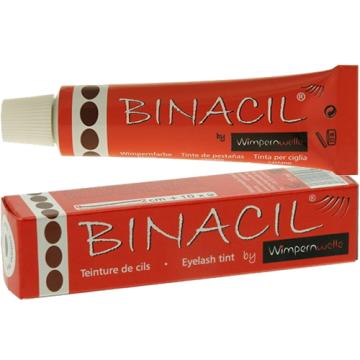 Vopsea gene si sprancene Binacil 15ml - maro castaniu