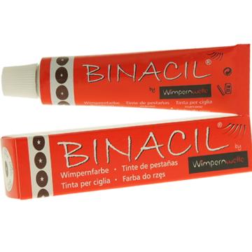 Vopsea gene si sprancene Binacil 15ml - maro natural