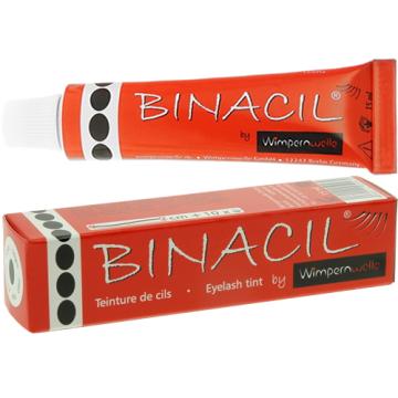 Vopsea gene si sprancene Binacil 15ml - negru intens