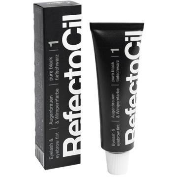 Vopsea gene si sprancene RefectoCil 15ml - 1 negru intens