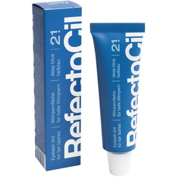 Vopsea gene si sprancene RefectoCil 15ml 2.1 albastru inchis