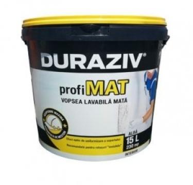 Vopsea lavabila Duraziv Profimat interior alba 15L