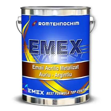 Vopsea metalizata aurie - argintie Emex
