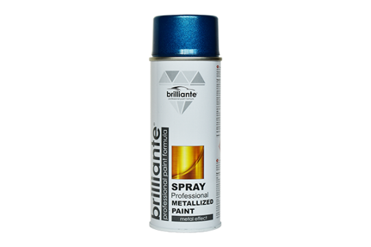 Vopsea spray metalizata albastru 400 ml Brilliante