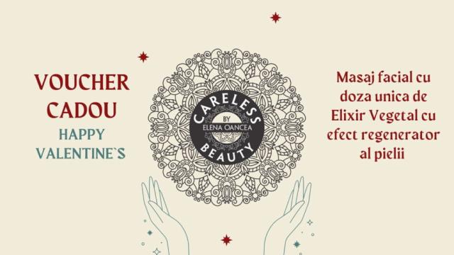 Voucher cadou Happy Valentine's - Masaj facial cu doza