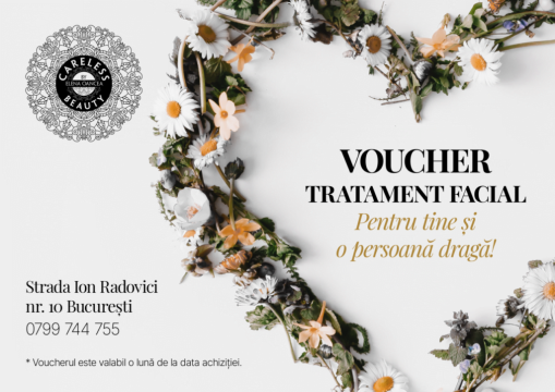 Voucher tratament facial organic Valentine's day